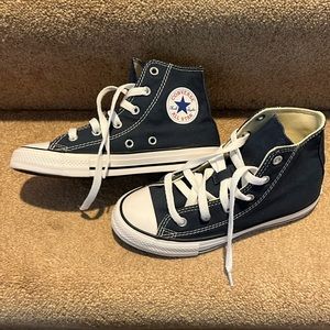 Converse high tops- blue